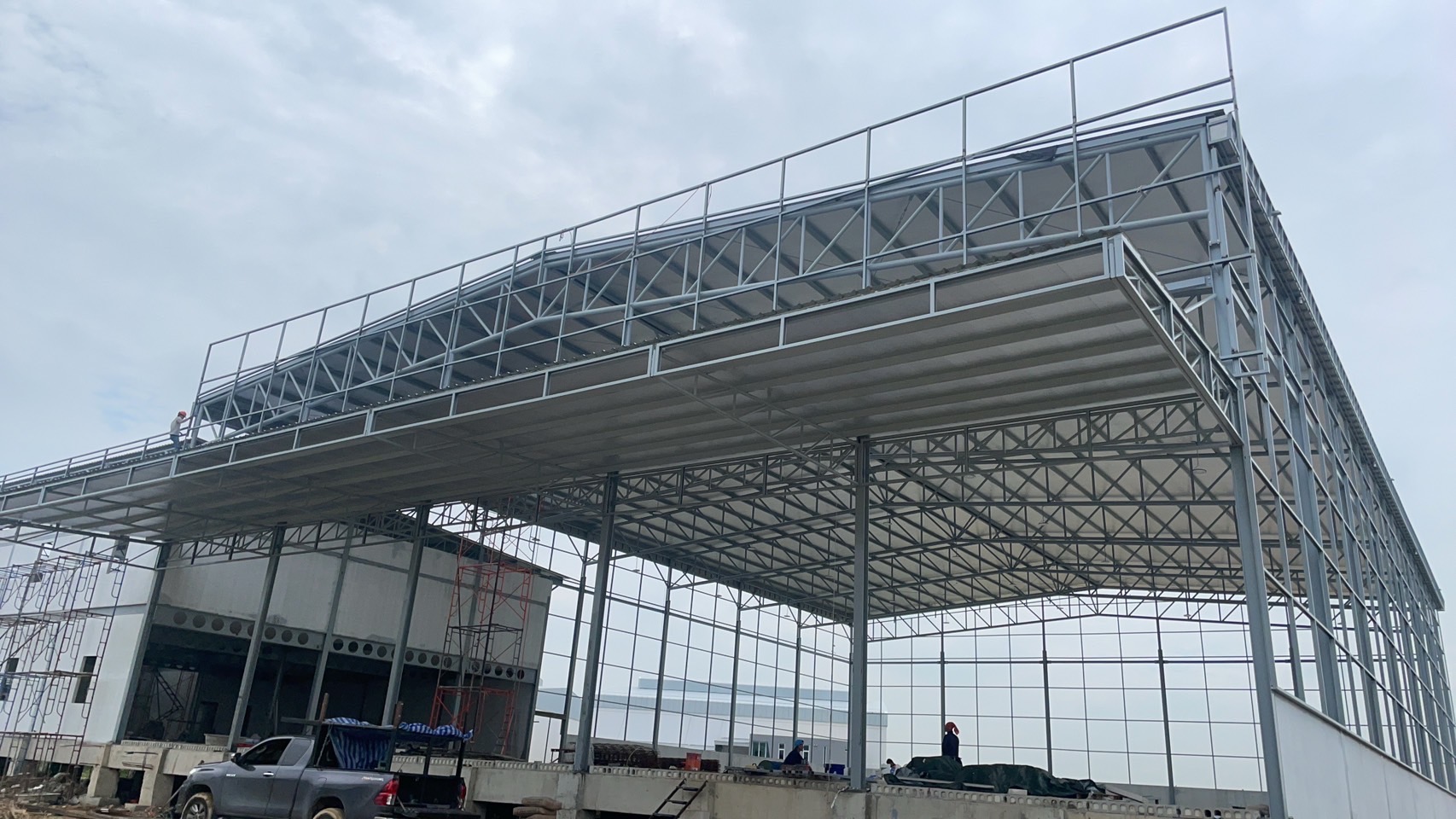 Warehouse front view