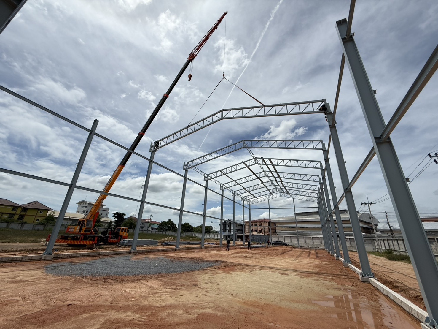 โครงสร้างหลังคา โครงTruss รางน้ำ