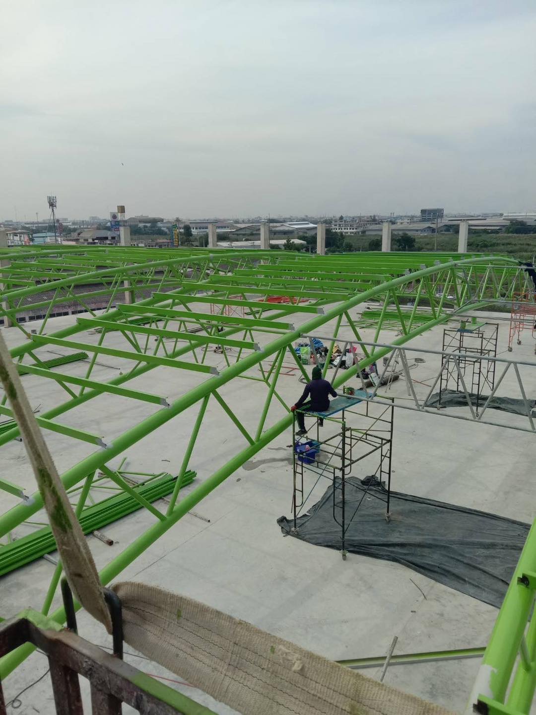 โครงหลังคา อาคารเหรียญทอง0